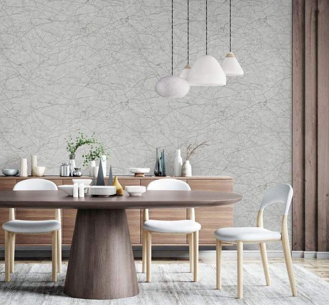 Флизелиновые обои винил горячего тиснения AdaWall Roka 23107-5 Темно-серый (1,06х10,05м) 23107-5 фото
