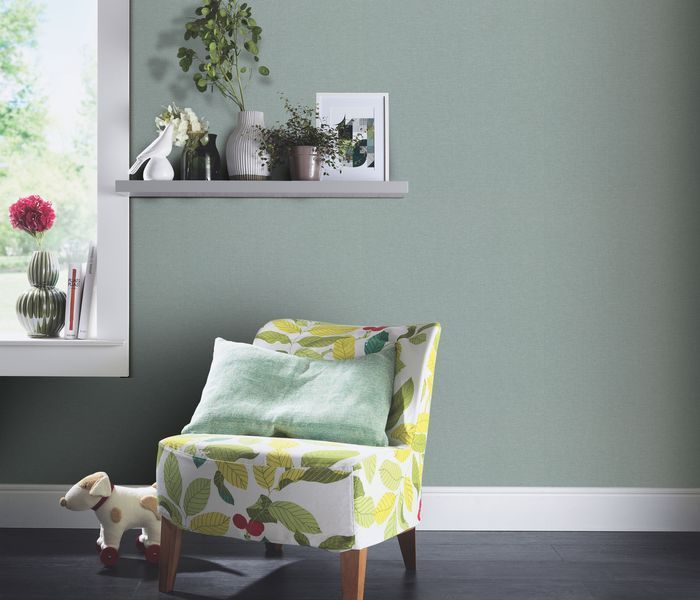Флизелиновые обои винил горячего тиснения Erismann Secret Garden 12242-18 Зеленый (1,06х10,05м) 12242-18 фото