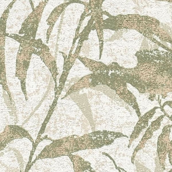 Флизелиновые обои винил горячего тиснения AS Creation Metropolitan 78203-1 оливковый (0,53х10,05м) 78203-1 фото