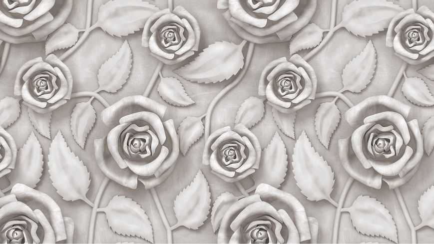 Фотошпалери флізелінові Print-walls Тиша троянд 0470 100&times;100 см (Ш&times;В) 0470 фото