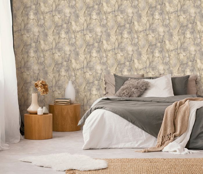 Флизелиновые обои винил горячего тиснения Erismann Nature Soul 12119-11 Коричневый (1,06х10,05м) 12119-11 фото
