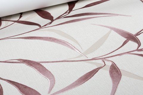 Флізелінові шпалери вініл гарячого тиснення Erismann Fashion for walls 5 12256-06 Сірий з Червоним (1,06х10,05м) 12256-06 фото