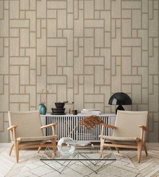 Флизелиновые обои винил горячего тиснения AdaWall Roka 23108-4 Темно-серый (1,06х10,05м) 23108-4 фото