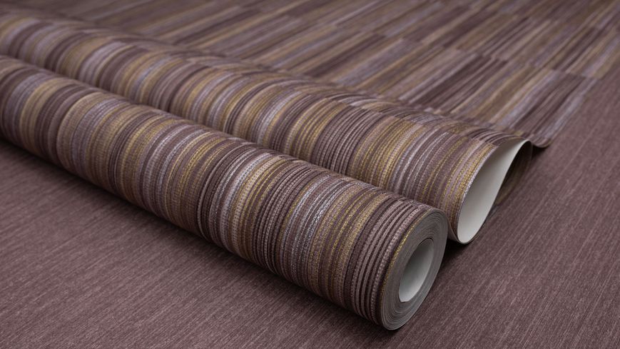 Флізелінові шпалери вініл гарячого тиснення Sintra Textile 260630 Шоколадний (1,06х10,05м) 260630 фото