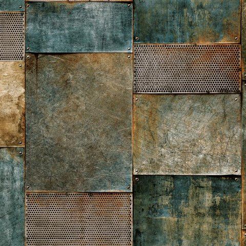 Флізелінові шпалери вініл гарячого тиснення AdaWall Octagon 1215-1 Різні кольори (1,06х10,05м) 1215-1 фото
