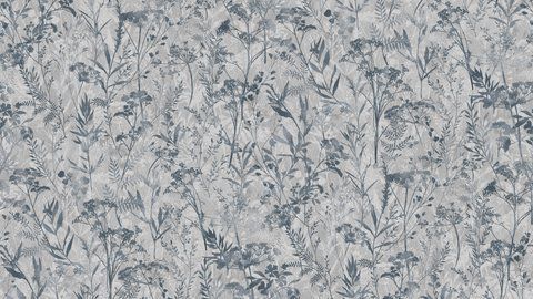 Флізелінові шпалери вініл гарячого тиснення SINTRA Herbarium 252901 синьо-сірий (1,06х10,05м) 252901 фото