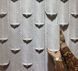 Гипсовая 3D панель Перо 330х125х15 мм декоративная стеновая панель Перья фото 8