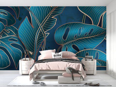 Фотошпалери флізелінові Print-walls тропічна ніч 0131 100&times;100 см (Ш&times;В) 0131 фото