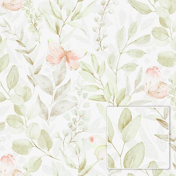 Флизелиновые обои винил горячего тиснения SINTRA Spring 535417 Разные цвета (1,06х10,05м) 535417 фото