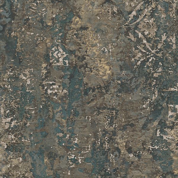 Флизелиновые обои винил горячего тиснения DU&KA Myra 30382-6 Бирюзовый (1,06х10,05м) 30382-6 фото