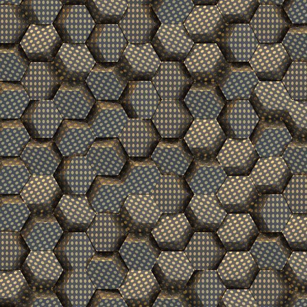 Фотошпалери флізелінові Print-walls Золота решітка 0495 100&times;100 см (Ш&times;В) 0495 фото