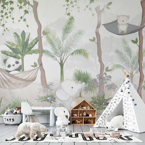 Фотошпалери флізелінові Print-walls Казковий ліс 0594 100&times;100 см (Ш&times;В) 0594 фото