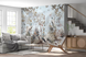 Фотообои флизелиновые Walldeco Павлины в саду u94849 Разные цвета 100х100 см u94849 фото 1