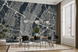 Фотошпалери флізелінові Walldeco Мапа Нью-Йорка w01699v1 Чорно-білий 100х100 см w01699v1 фото 1