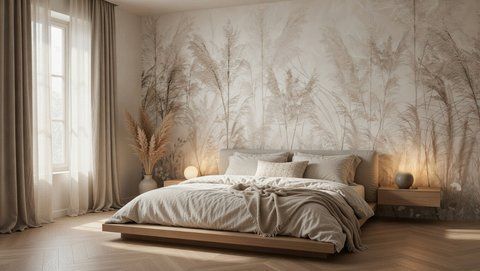 Фотообои флизелиновые Print-walls Тишина среди трав 0387 100&times;100 см (Ш&times;В) 0387 фото