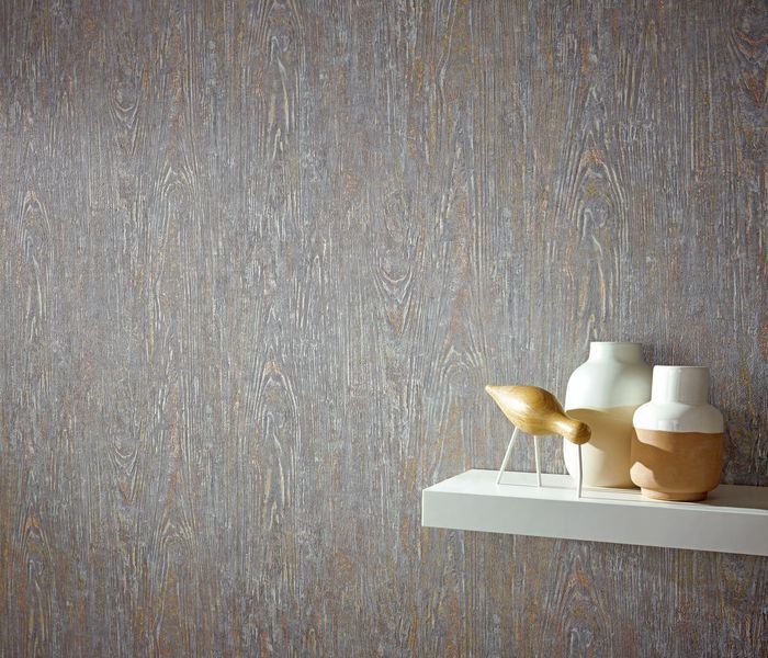 Флизелиновые обои винил горячего тиснения Erismann Focus 12158-10 Серый (1,06х10,05м) 12158-10 фото