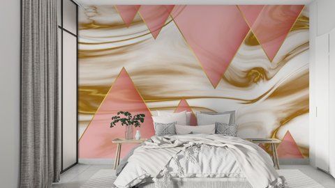 Фотообои флизелиновые Print-walls треугольник нежности 0734 100&times;100 см (Ш&times;В) 0734 фото