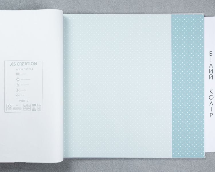 Флизелиновые обои винил горячего тиснения AS Creation Mia & Paul 39070-1 Голубой (0,53х10,05м) 39070-1 фото