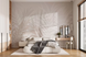 Фотошпалери флізелінові Walldeco Пальмове листя w02026v2 Бежевий 100х100 см w02026v2 фото 1